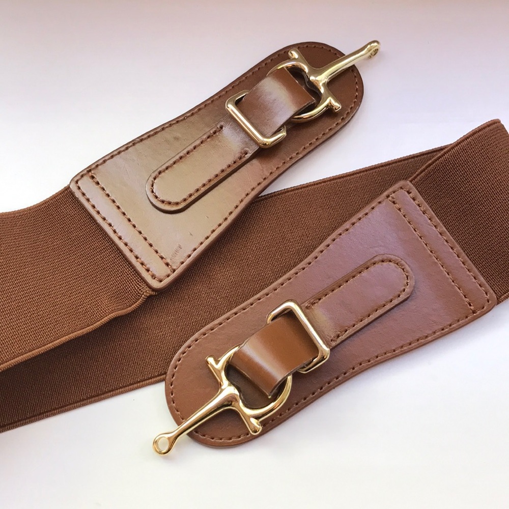 Brown Equestrian-style Belt size sm
